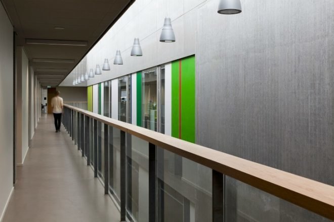 Campus Arhus N, Schmidt Hammer Lassen, via university, sustainable campus, green building, eco university, daylighting, living facade