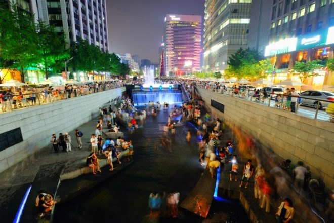 ChonGae Canal Restoration, Mikyoung Kim Design, Cheonggyecheon Stream, canal restoration, seoul, korea, urban green space