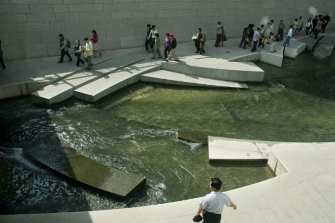 ChonGae Canal Restoration, Mikyoung Kim Design, Cheonggyecheon Stream, canal restoration, seoul, korea, urban green space