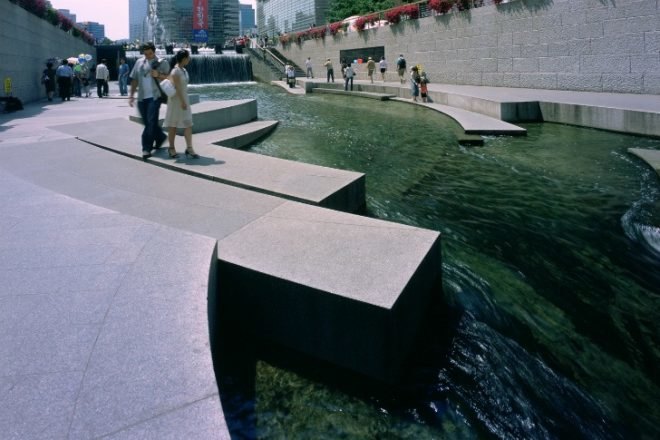 ChonGae Canal Restoration, Mikyoung Kim Design, Cheonggyecheon Stream, canal restoration, seoul, korea, urban green space
