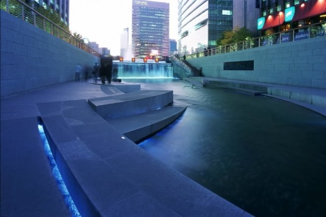 ChonGae Canal Restoration, Mikyoung Kim Design, Cheonggyecheon Stream, canal restoration, seoul, korea, urban green space