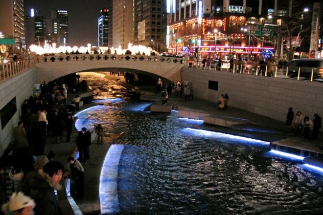 ChonGae Canal Restoration, Mikyoung Kim Design, Cheonggyecheon Stream, canal restoration, seoul, korea, urban green space