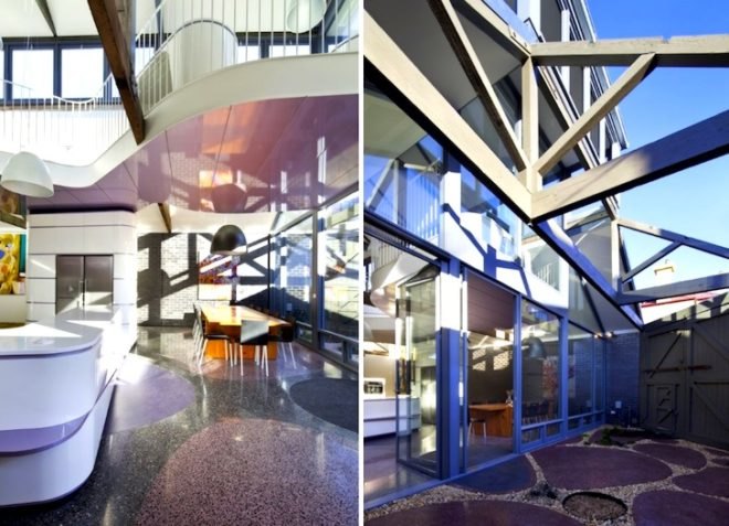 adaptive reuse, sustainable development, Cloud No.9, Australia, solar panels, hydronic heating, passive design, green design, sustainable design, eco design,