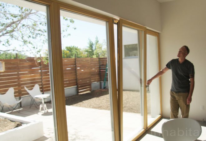 adobe modernism, eco home design, green home design, lowest energy home, mo+s+a, most energy efficient home, New Mexico green home, passive house, passive solar, passivhaus, PHIUS president, Santa Fe green home, thermal bridging, tilt windows, United sates Passivhaus, zero energy home
