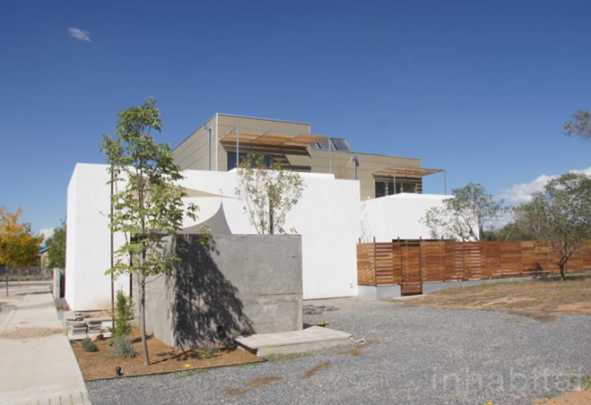 adobe modernism, eco home design, green home design, lowest energy home, mo+s+a, most energy efficient home, New Mexico green home, passive house, passive solar, passivhaus, PHIUS president, Santa Fe green home, thermal bridging, tilt windows, United sates Passivhaus, zero energy home
