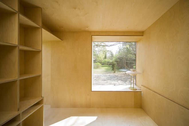 Green Materials,Prefab Housing,Air quality,danish design,small house,denmark,Denmark Prefab,birch,natural light,skylight,flexible interiors,local materials,sustainable wood