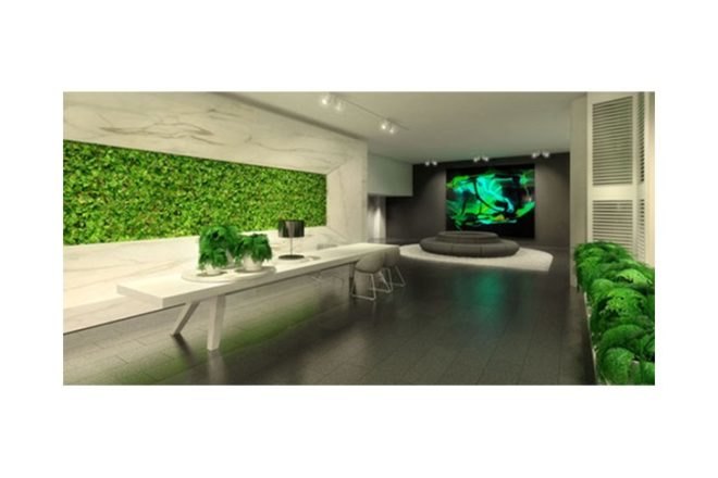 Elm Apartments, Elenberg Fraser Architects, louvered facade, shade screen, living walls, melbourne, residential tower