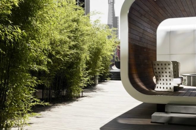 Elm Apartments, Elenberg Fraser Architects, louvered facade, shade screen, living walls, melbourne, residential tower