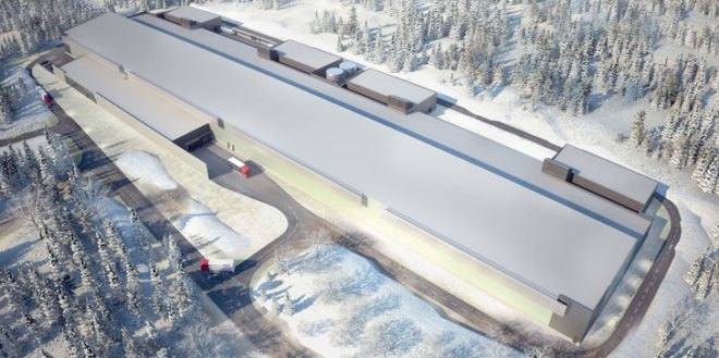 green design, eco design, sustainable design, Arctic Circle, Facebook, server farm, Lulea, Sweden, Lulea River, hydroelectric power, waste heat