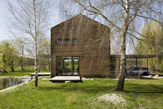 House in Bohumilec, Mimosa Architekti, czech republic, green home, solar passive design