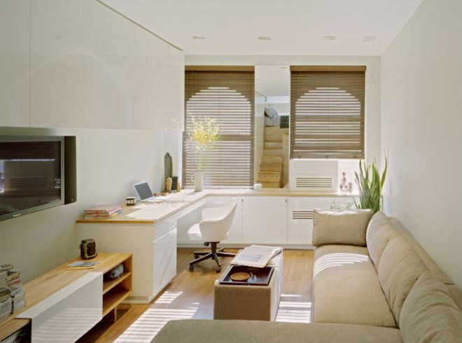 JPDA, East Village Studio, green design, small nyc apartments, tiny new york apartments, small spaces, small living, green interiors