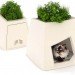 Kokon Modern Pet House, pet house, dog house, cat house, bird house, birdhouse planters, green do house, green pet house, green roof pet house, pet house planters, dog house planters, modern pet house
