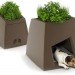 Kokon Modern Pet House, pet house, dog house, cat house, bird house, birdhouse planters, green do house, green pet house, green roof pet house, pet house planters, dog house planters, modern pet house
