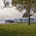 green design, eco design, sustainable design, LEED Platinum, Liberty Island, Acheson Doyle Partners Architects, geothermic heating, glass curtain, rain water recycling, Statue of Liberty Cruises