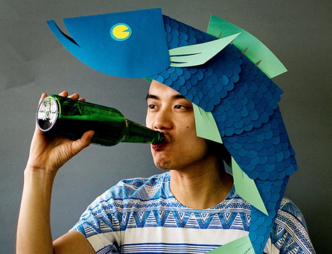 green design, eco design, sustainable design, Linus Hui, Paper art, recycled art, recylable art, paper costumes, paper sculpture, Lane Crawford