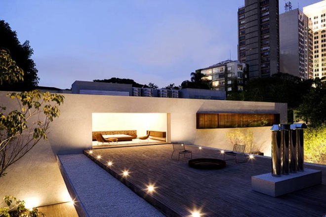 green design, eco design, sustainable design, Marcio Kogan, MK27, Chimney House, Brises soleil, open air residence, Brazil, Glass Curtain