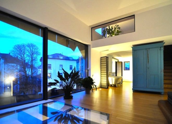 Drexler Guinand Jauslin Architects, Drexler, Guinand, Jauslin, green design, eco-design, sustainable design, Frankfurt, Germany, Minihouse, low impact housing, energy efficiency, tiny homes, daylighting, natural ventilation