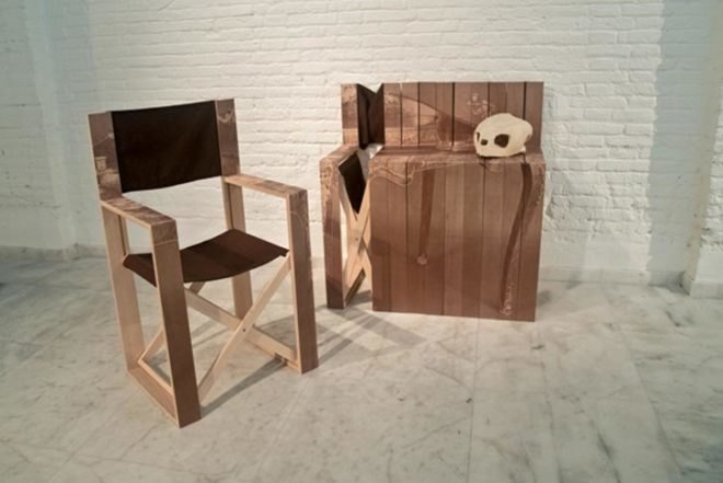 Green Home decor,Interactive Objects,green furniture,Art,spanish design,multifunctional furniture,wooden bench,valencia design,directors chair