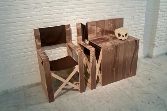 Green Home decor,Interactive Objects,green furniture,Art,spanish design,multifunctional furniture,wooden bench,valencia design,directors chair
