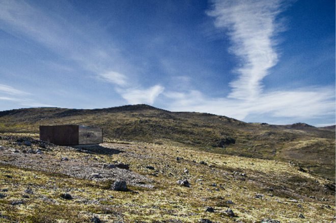 Snøhetta Mountain, cnc wall, environmental pavilion, green pavilion, Norwegian pavilion, Snohetta architecture, wood wall, Norwegian Wild Reindeer Foundation, Tverrfjellet plateau, Norwegian Tourist pavilion, contemporary Norwegian architecture,