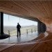 Snøhetta Mountain, cnc wall, environmental pavilion, green pavilion, Norwegian pavilion, Snohetta architecture, wood wall, Norwegian Wild Reindeer Foundation, Tverrfjellet plateau, Norwegian Tourist pavilion, contemporary Norwegian architecture,