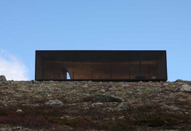 Snøhetta Mountain, cnc wall, environmental pavilion, green pavilion, Norwegian pavilion, Snohetta architecture, wood wall, Norwegian Wild Reindeer Foundation, Tverrfjellet plateau, Norwegian Tourist pavilion, contemporary Norwegian architecture,