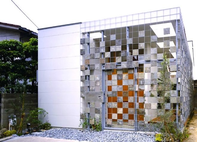 Koseki, Koseki Architect, Oh, Osaka, Japan, mesh, pixelated, home garden, urban garden, daylighting, natural ventilation, small footprint, green design, sustainable design, eco-design