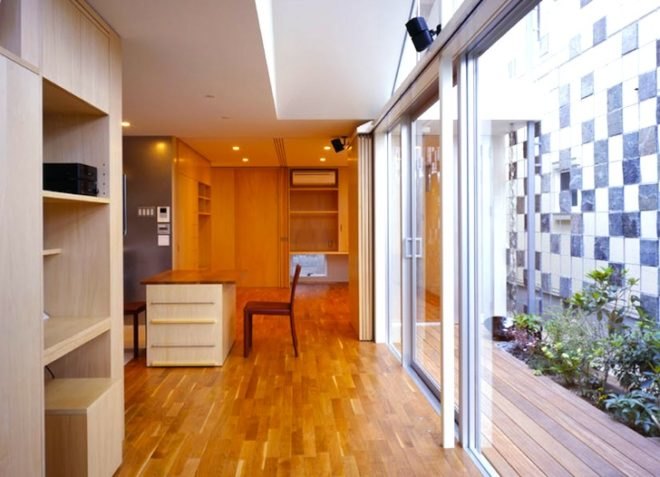 Koseki, Koseki Architect, Oh, Osaka, Japan, mesh, pixelated, home garden, urban garden, daylighting, natural ventilation, small footprint, green design, sustainable design, eco-design