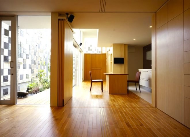 Koseki, Koseki Architect, Oh, Osaka, Japan, mesh, pixelated, home garden, urban garden, daylighting, natural ventilation, small footprint, green design, sustainable design, eco-design