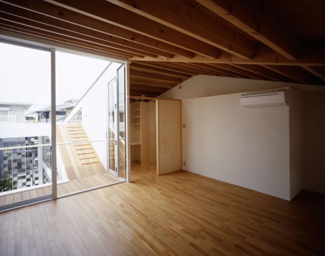 Koseki, Koseki Architect, Oh, Osaka, Japan, mesh, pixelated, home garden, urban garden, daylighting, natural ventilation, small footprint, green design, sustainable design, eco-design