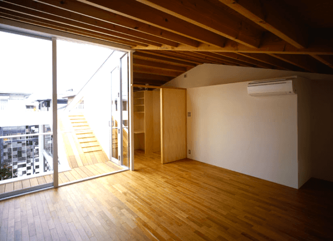 Koseki, Koseki Architect, Oh, Osaka, Japan, mesh, pixelated, home garden, urban garden, daylighting, natural ventilation, small footprint, green design, sustainable design, eco-design