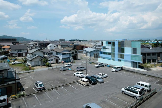 green design, eco design, sustainable design, Shiga Prefecture, EASTERN Design Group, On the Corner, triangle plot
