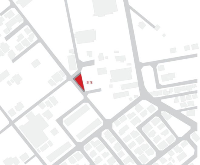 green design, eco design, sustainable design, Shiga Prefecture, EASTERN Design Group, On the Corner, triangle plot