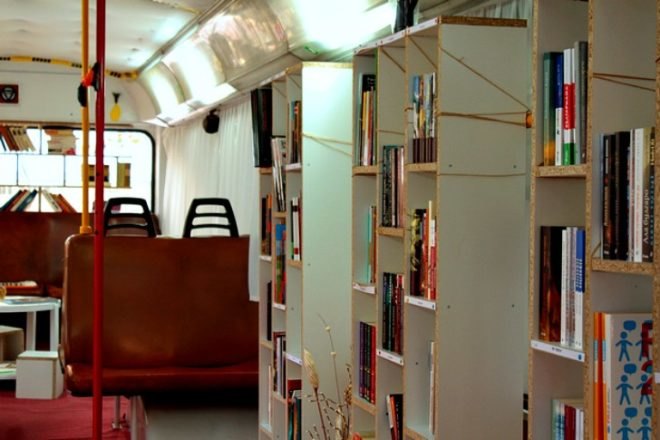 Otets Paisiy Public Library, Studio 8 1/2, adaptive reuse, green renovation, mobile library, trolleybus library, bus library