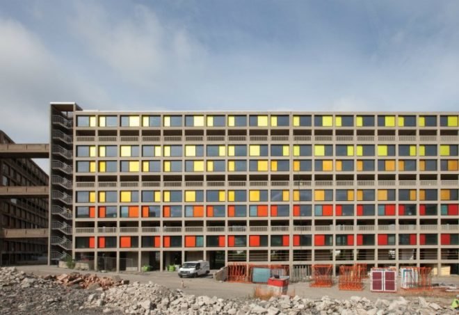 Park Hill, Hawkins Brown, sheffield, studio egret, urban splash, green renovation, regeneration, social housing
