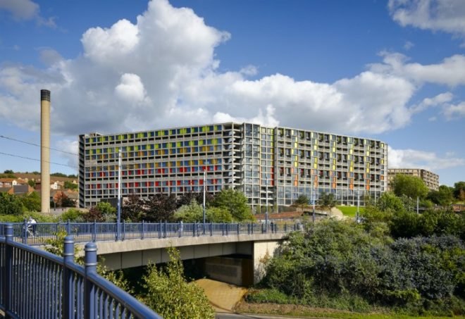 Park Hill, Hawkins Brown, sheffield, studio egret, urban splash, green renovation, regeneration, social housing