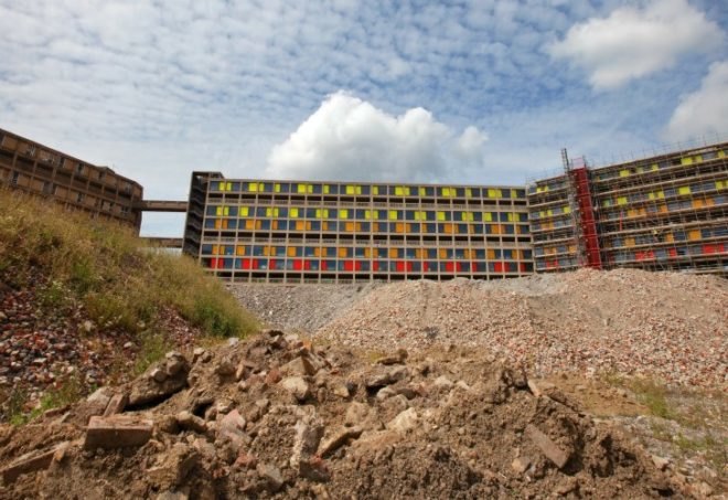 Park Hill, Hawkins Brown, sheffield, studio egret, urban splash, green renovation, regeneration, social housing