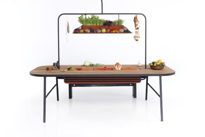 green design, eco design, sustainable design, green products, dutch design week, philips, microbial home, bacteria, bacteria fueled lamps, compost, methane power, methane powered home, larder,