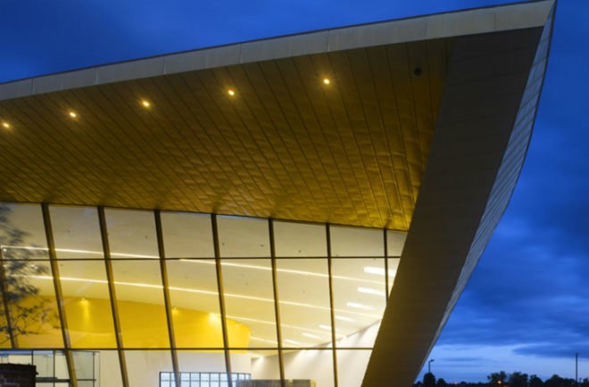 Rafael Viñoly, Firstsite Arts Center, is it green, daylighting, recycled materials, BREEAM, Colchester, UK, Golden Banana, Golden Blunder, sustainable design, green design, eco-design, mixed-use development, energy efficiency