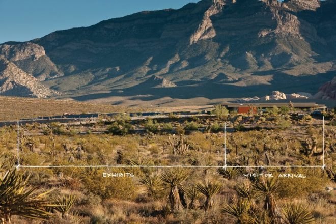 Red Rock Visitor Canyon Center, Line and Space, las vegas, national conservation area, visitor center, desert architecture