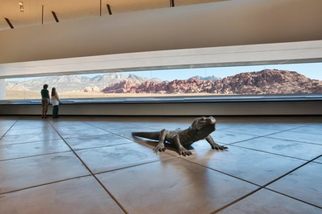 Red Rock Visitor Canyon Center, Line and Space, las vegas, national conservation area, visitor center, desert architecture