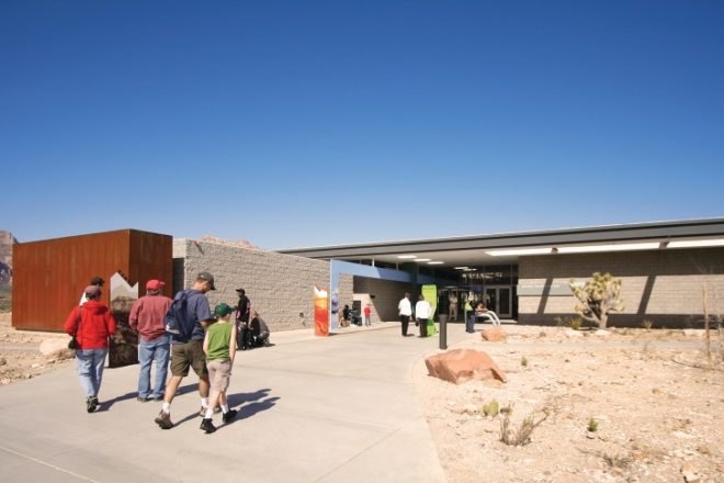 Red Rock Visitor Canyon Center, Line and Space, las vegas, national conservation area, visitor center, desert architecture