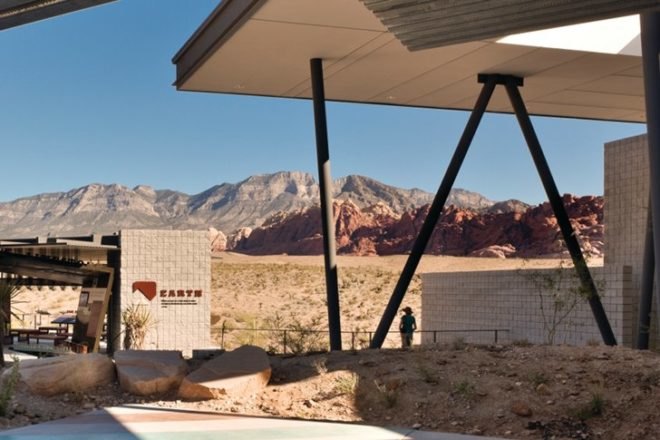 Red Rock Visitor Canyon Center, Line and Space, las vegas, national conservation area, visitor center, desert architecture