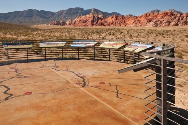 Red Rock Visitor Canyon Center, Line and Space, las vegas, national conservation area, visitor center, desert architecture