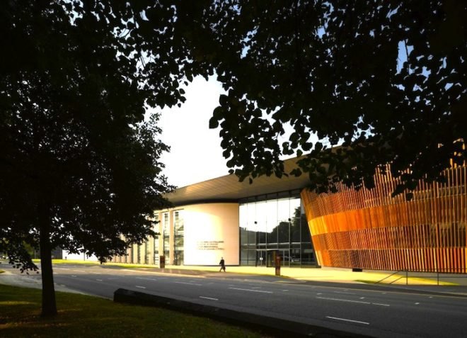 BREEAM, Cardiff, Wales, BREEAM Excellent, BFLS, BFLS Architecture, Royal Welsh College of Music & Drama, green roof, natural lighting, natural ventilation, green building, green design, eco design, sustainable design, ground source heating and cooling, passive design