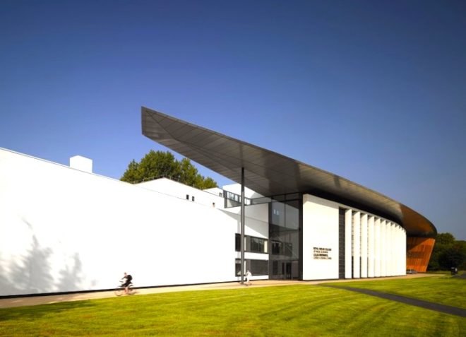 BREEAM, Cardiff, Wales, BREEAM Excellent, BFLS, BFLS Architecture, Royal Welsh College of Music & Drama, green roof, natural lighting, natural ventilation, green building, green design, eco design, sustainable design, ground source heating and cooling, passive design