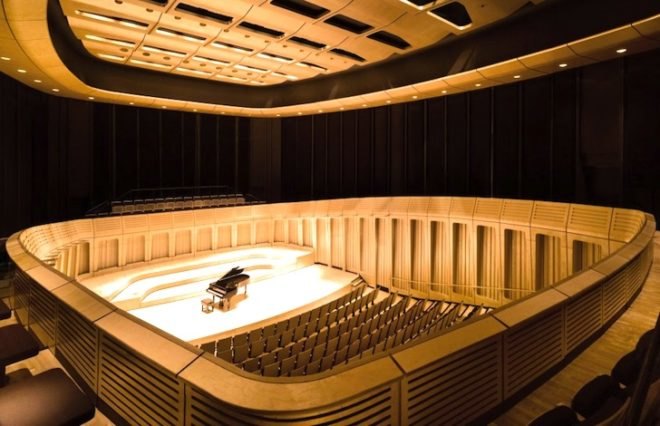 BREEAM, Cardiff, Wales, BREEAM Excellent, BFLS, BFLS Architecture, Royal Welsh College of Music & Drama, green roof, natural lighting, natural ventilation, green building, green design, eco design, sustainable design, ground source heating and cooling, passive design
