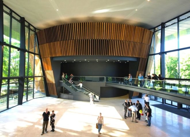 BREEAM, Cardiff, Wales, BREEAM Excellent, BFLS, BFLS Architecture, Royal Welsh College of Music & Drama, green roof, natural lighting, natural ventilation, green building, green design, eco design, sustainable design, ground source heating and cooling, passive design