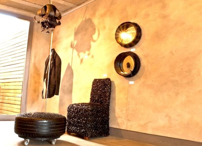 Roché Van Den Berg, 101 Dorp Gallery, Slee, rubber, upcycling, solo exhibit, Rubber, Recycle, Relove, recycled materials, Western Cape, Stellenbosch, art, environmental art, green art, green design, sustainable design, eco-design, interiors,