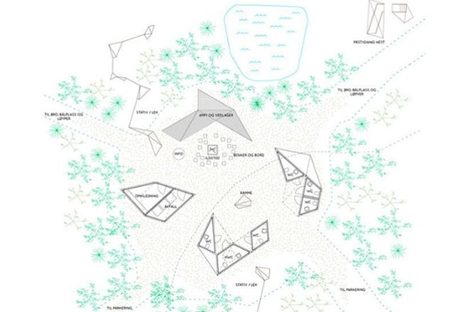 Saivu Valnesfjord, Eriksen Skajaa Architects, saivu, modular shelters, national park, norway, gateway, green design